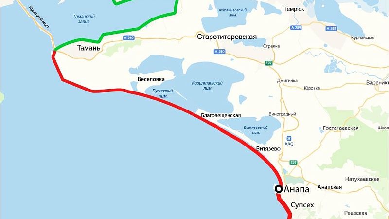 Карту закрытых и открытых пляжей опубликовал Оперштаб Кубани