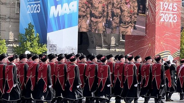 Кубанские казаки не примут участие в Параде Победы в Москве в 2024 году. Фото: архив телеканала «Краснодар»