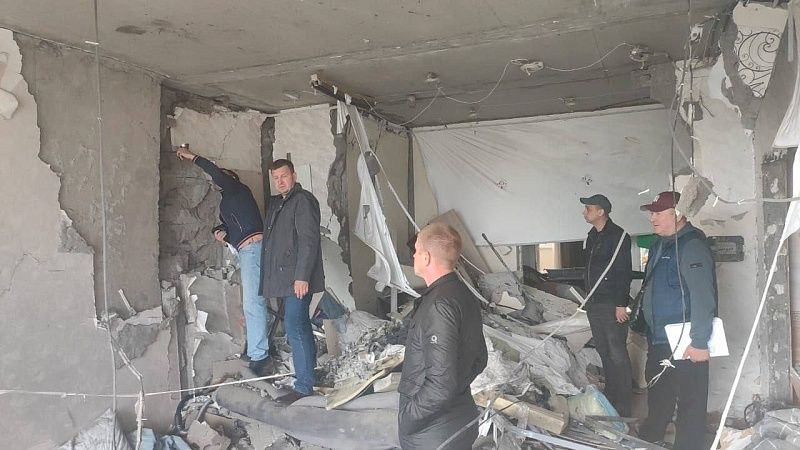 Рабочая группа вышла на поквартирные обходы после атаки БПЛА в Новороссийске 