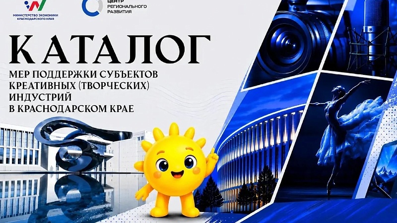 Каталог мер поддержки для компаний креативных индустрий появился на Кубани 