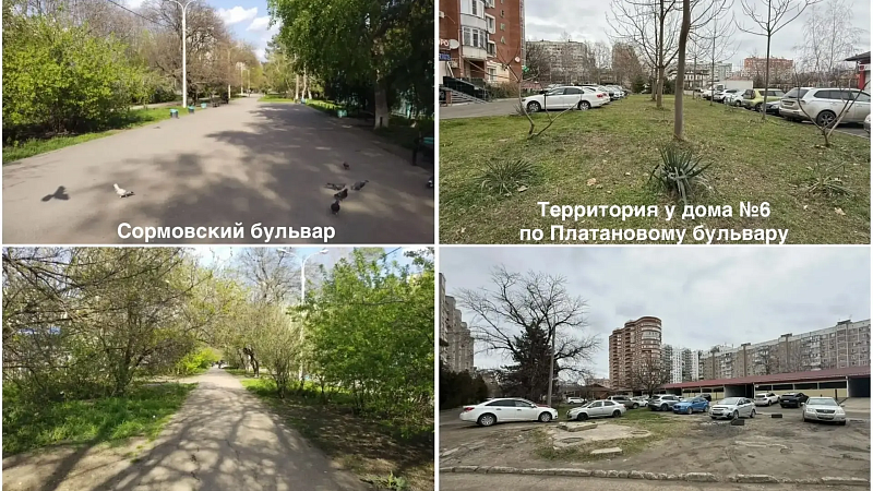 Два проекта благоустройства реализуют по идеям жителей города в Краснодаре