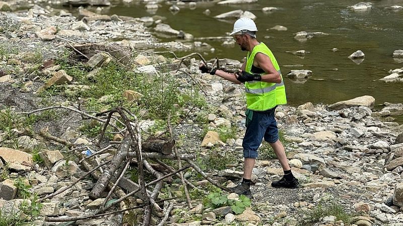 Русло Мацесты расчистили для защиты от осенних паводков в Сочи