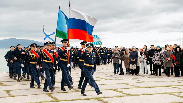 В Новороссийске состоялась ежегодная закладка гильзы с именами погибших в ВОВ воинов