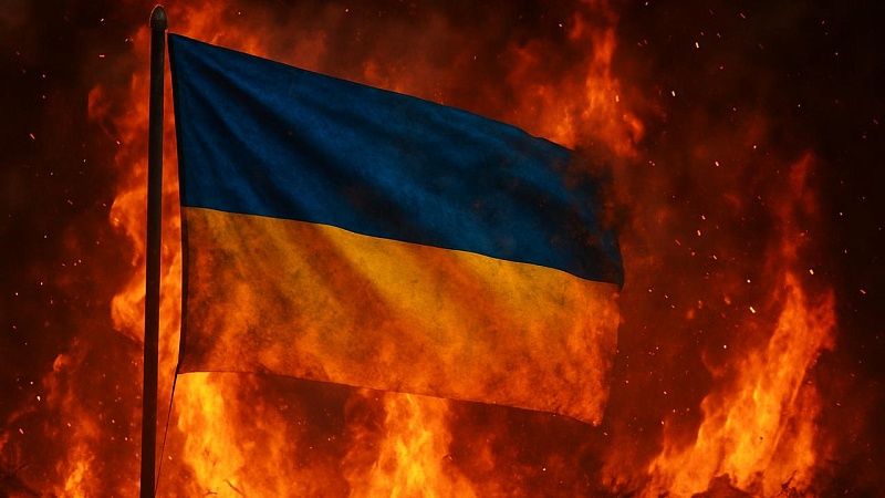 В сети появилось видео мощных взрывов и пожаров в Киеве