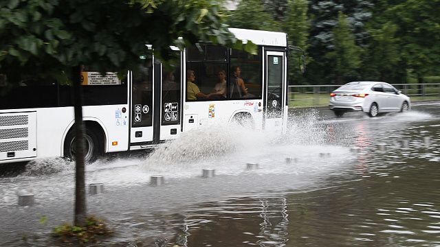 В столице Кубани ожидается сильный дождь с грозой
