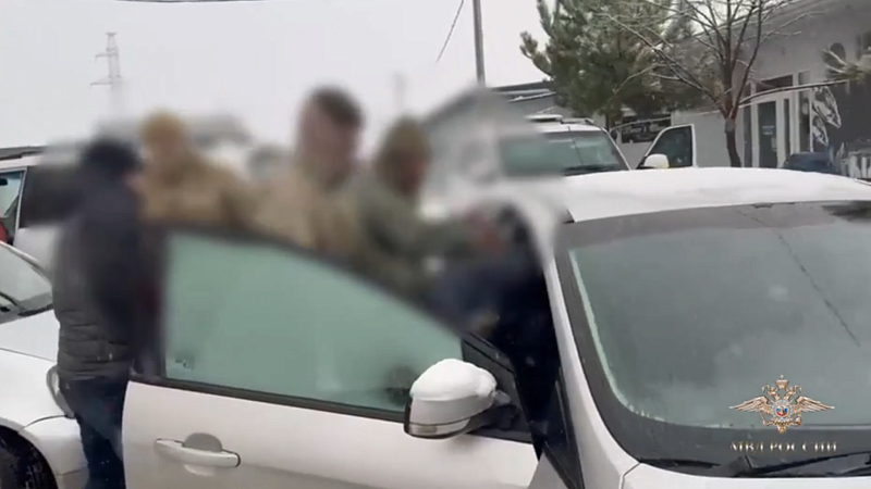 В сети появилось видео задержания заказчика двойного убийства в Анапе