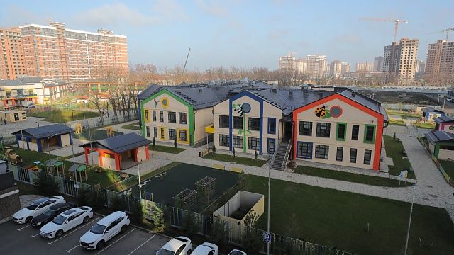 Два новых детских сада открыли в Прикубанском округе Краснодара