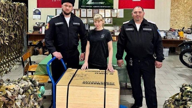 Кубанские казаки доставили в апреле почти 200 тонн гумпомощи в зону СВО