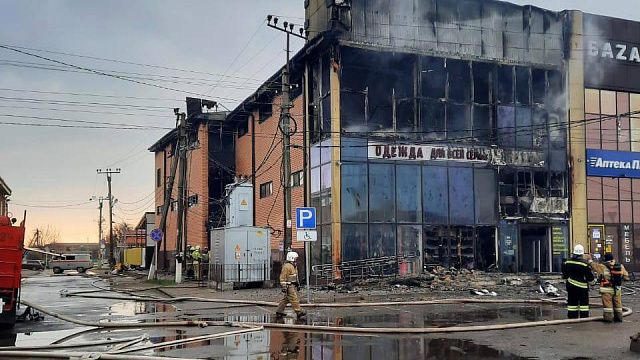 Причиной пожара на 1000 кв. м. в станице Тбилисской стало замыкание проводки Фото: Прокуратура Краснодарского края