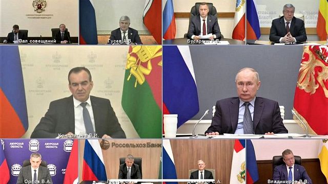 Президент России назвал Краснодарский край лидером и локомотивом в сельском хозяйстве