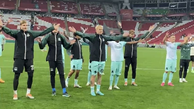 «Краснодар» уверенно переигрывает «Рубин»
