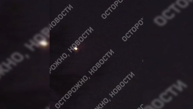 На видео попал падающий БПЛА в Наро-Фоминске Подмосковья