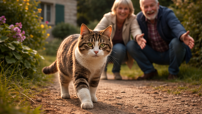 Кот прошел 250 км и спустя пять месяцев сам вернулся к хозяевам во Францию