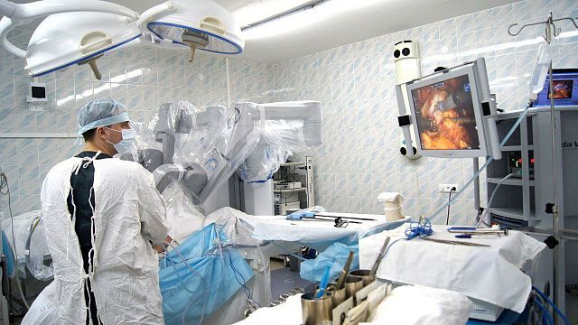 С помощью робота-хирурга в онкодиспансере Краснодара провели тысячную операцию