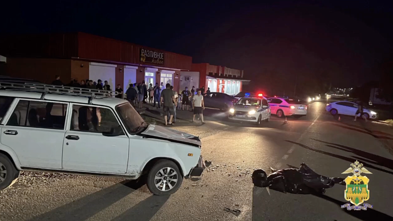 Мотоциклист погиб в ДТП с «ВАЗ-2104» в Кореновском районе