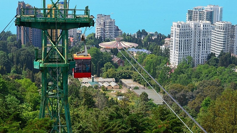Из-за плановых работ закроют канатную дорогу в парке «Дендрарий» в Сочи