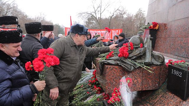 В Краснодаре почтили память воинов-интернационалистов. Фото: Станислав Телеховец 