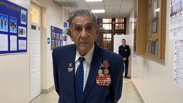 Ветеран ВОВ Степан Кузнецов проголосовал на выборах губернатора Кубани