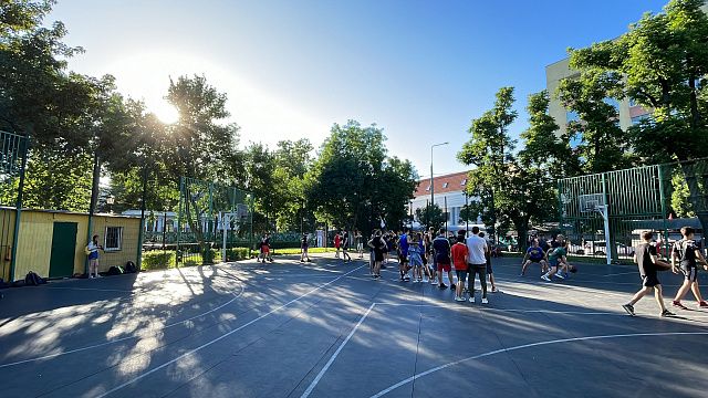 На спортплощадках Краснодара можно посещать бесплатные тренировки