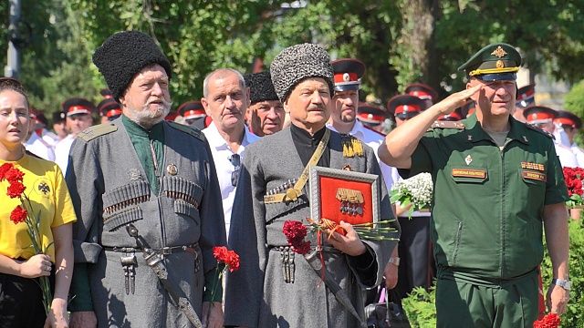 Память погибших казаков в Первой мировой войне почтили в Краснодаре
