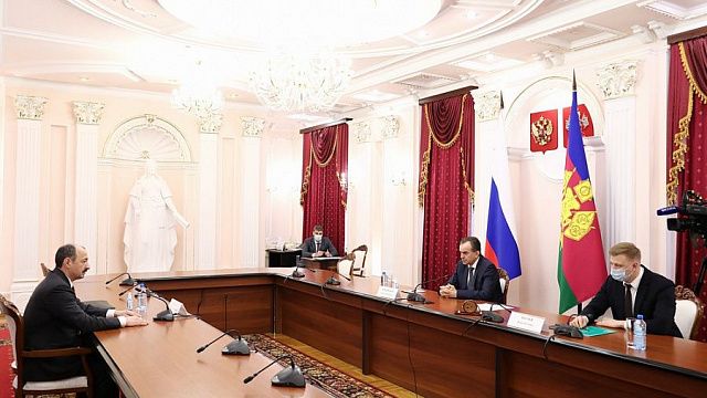 Вениамин Кондратьев поздравил нового начальника краевого Управления Министерства юстиции РФ с назначением