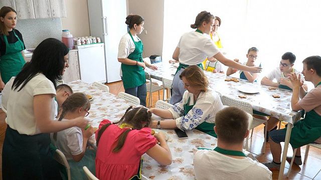 В Краснодаре завершилась первая смена летнего лагеря для детей с особенностями развития. Фото: пресс-служба администрации Краснодара