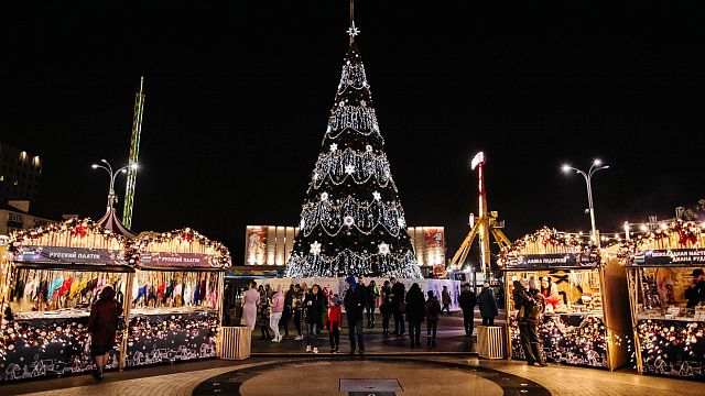 В новогоднюю ночь на Главной площади Краснодара не будет концерта и фейерверка Архивное фото: Телеканал «Краснодар»