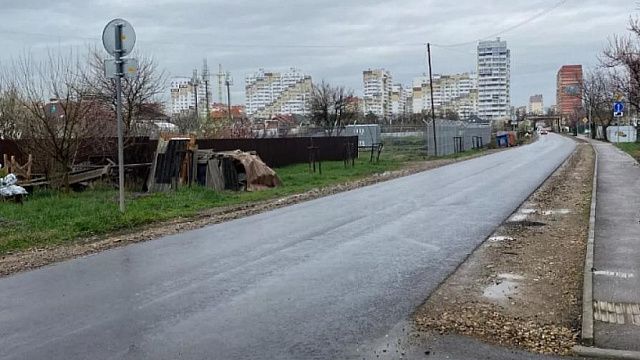 В Краснодаре отремонтировали более 1 км дороги по улице 5-ой Дорожной
