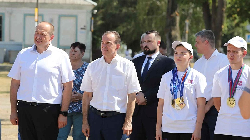 Вениамин Кондратьев сообщил об открытии зала для гиревиков в станице Крыловской