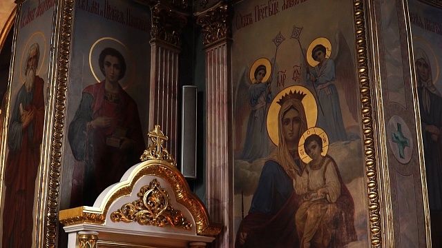 Православные отмечают Успение Пресвятой Богородицы. Фото: телеканал «Краснодар»
