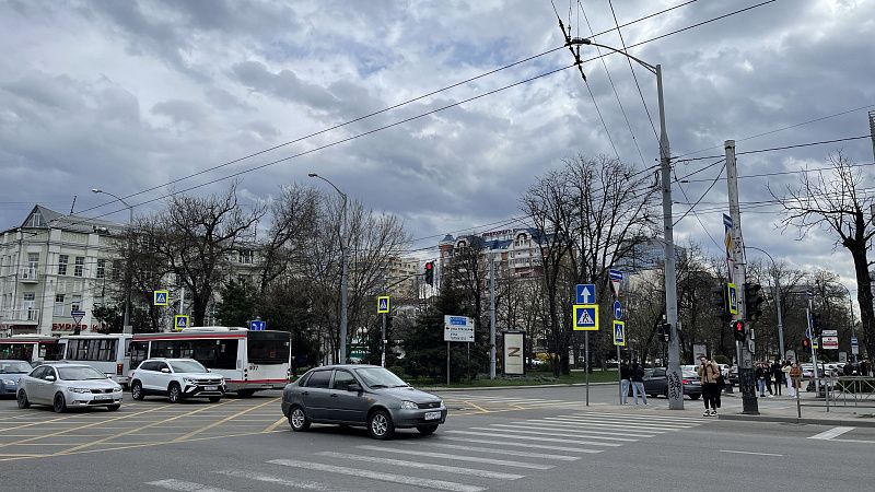 В Краснодаре во вторник пройдёт дождь 