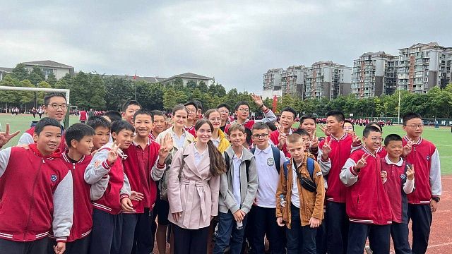 Школьники из Краснодара посетили город Дуцзянъянь в Китае. Фото: пресс-служба администрации Краснодара