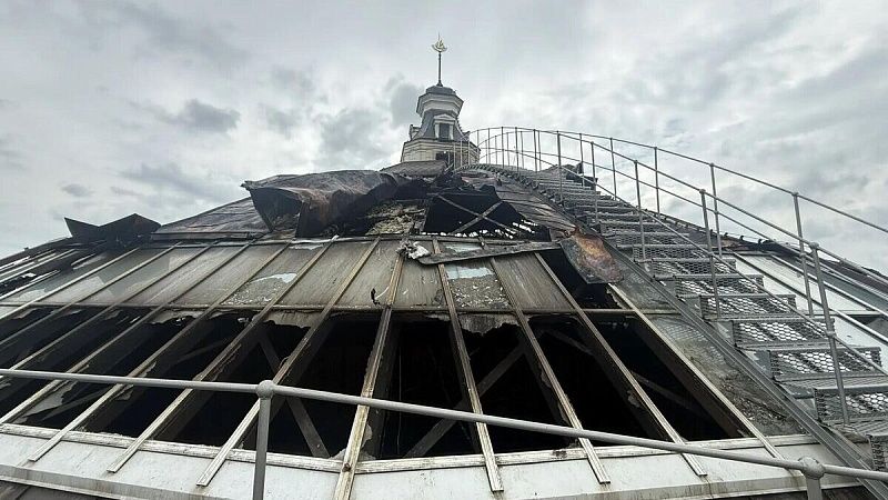 О спасении частей панорамы при пожаре рассказал сотрудник музея в Севастополе