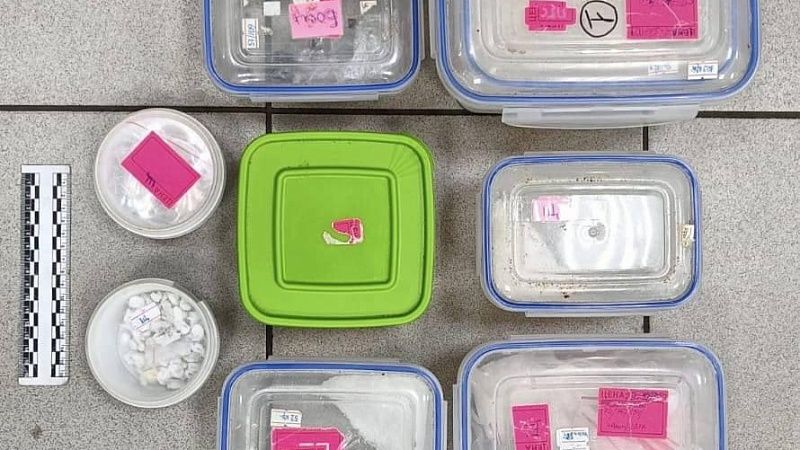 Расфасованные по контейнерам наркотики обнаружили в Невском районе Петербурга	