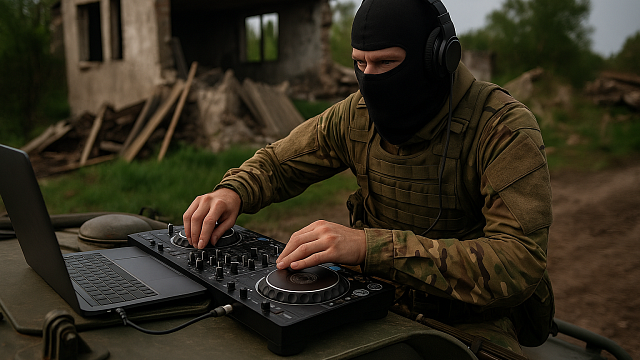 Боец СВО стал звездой Сети благодаря диджей-сетам на передовой