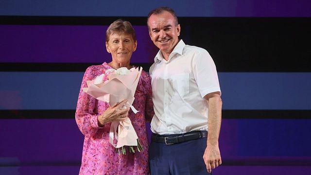 Вениамин Кондратьев наградил лучших спортсменов Кубани 