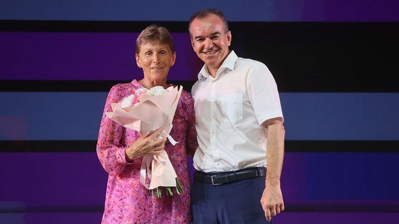 Вениамин Кондратьев наградил лучших спортсменов Кубани 