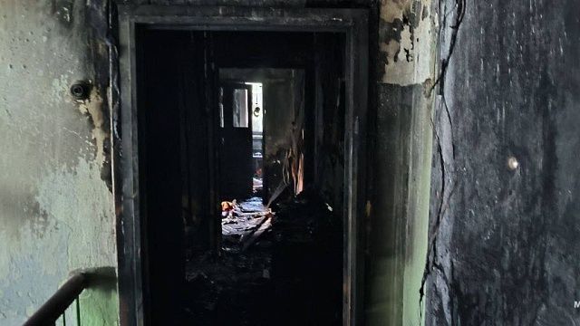 Появились кадры последствий пожара, где погибла семья из 5 человек в Подмосковье