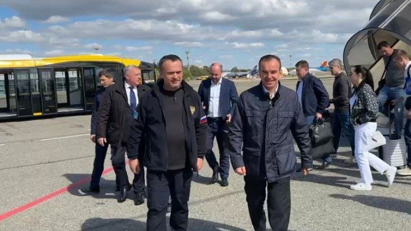 Министр транспорта России Андрей Никитин прибыл с рабочим визитом в Краснодар