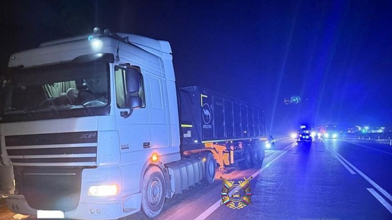 Большегруз насмерть сбил пешехода в Белореченском районе 