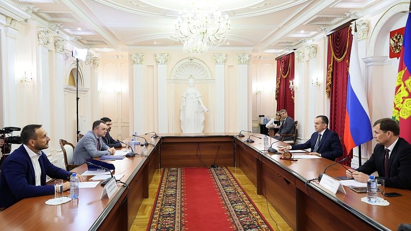 Губернатор Кондратьев встретился с руководством агрокомплекса «Лабинский» 