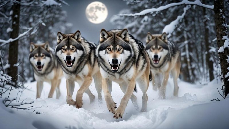 Школьнику разрешили опаздывать на занятия из-за волков на дороге в Карелии