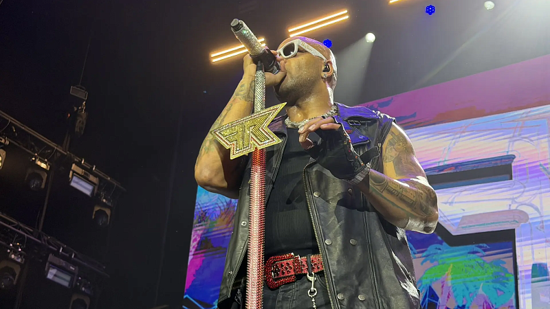 Американский рэпер Flo Rida дал концерт в Краснодаре и хочет посетить парк «Галицкого»