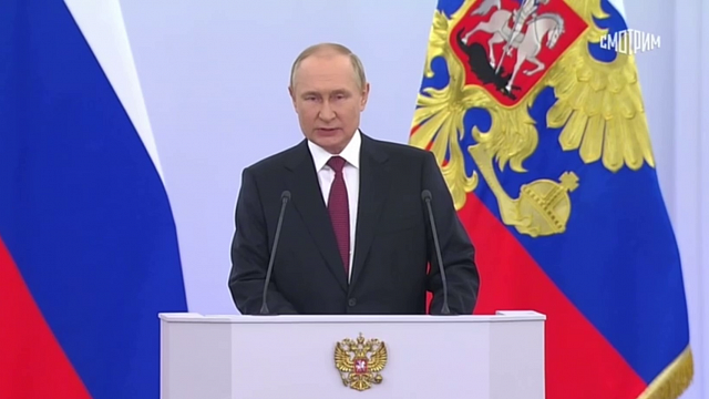 Владимир Путин: «Люди сделали свой выбор. Россия его не предаст»