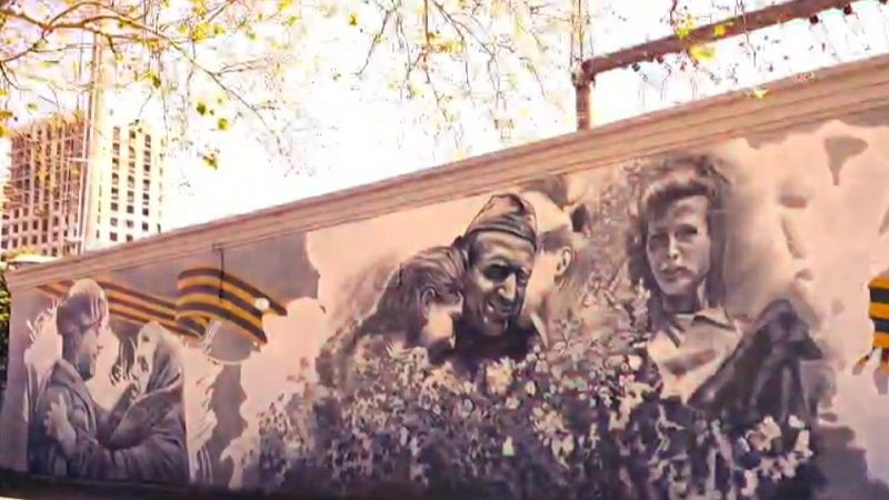 Масштабный патриотический мурал украсил подстанцию в Краснодаре