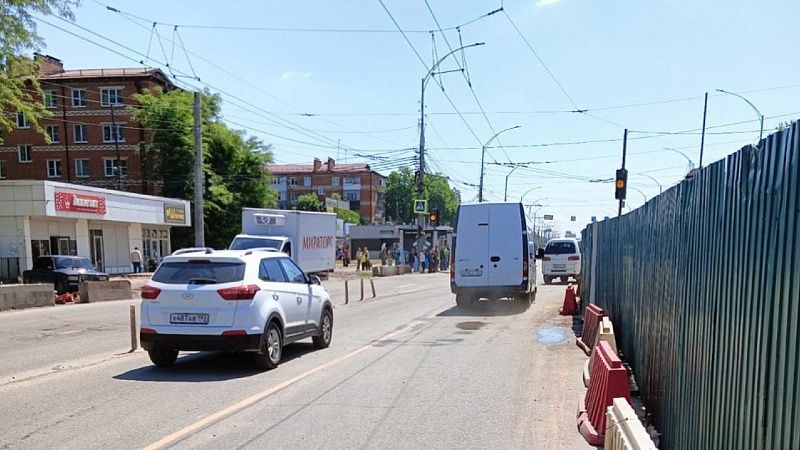 В Краснодаре досрочно открыли движение вблизи строительства перехода на ул. Красных партизан 