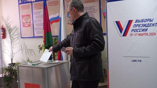 В России завершился первый день выборов. Фото: телеканал Краснодар