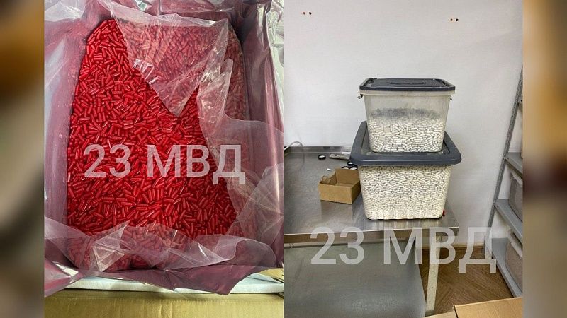 Более тысячи упаковок самодельных БАДов изъяли у предпринимателя в Краснодаре