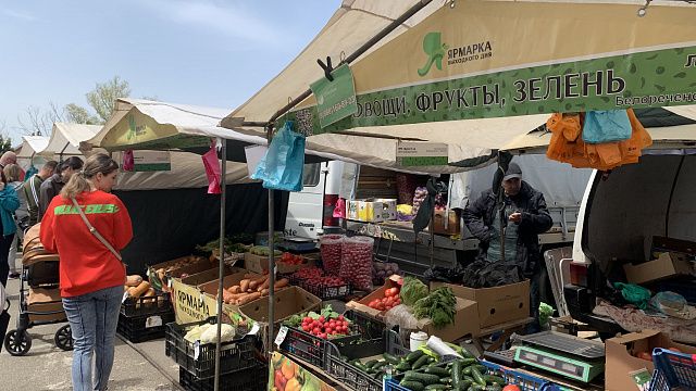 На ярмарки выходного дня в Краснодар привезли 90 тонн фермерских продуктов