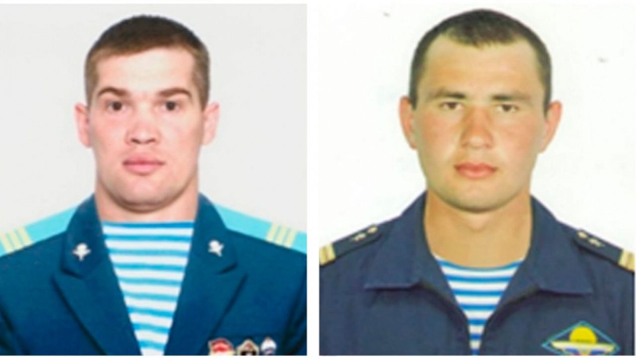 Гвардии сержант Алексей Аленчев и гвардии младший сержант Мурат Хашукаев. Фото: Министерство обороны РФ